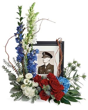 UW-Red, White and Blue photo display